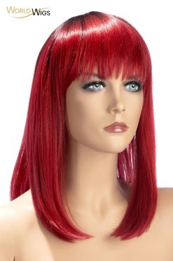 Elvira perruque rouge